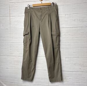 Lauren Ralph Lauren Pants Womens Size 6 Khaki Green Cargo Utility Black Label